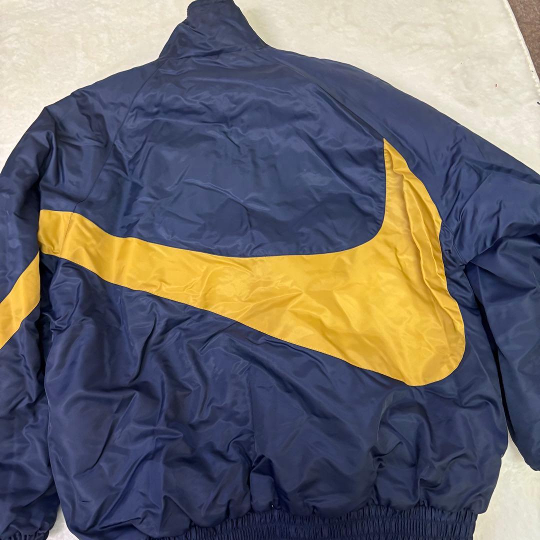 90s 美品　NIKE ビッグスウッシュ　 リバーシブル　フリースジャケット