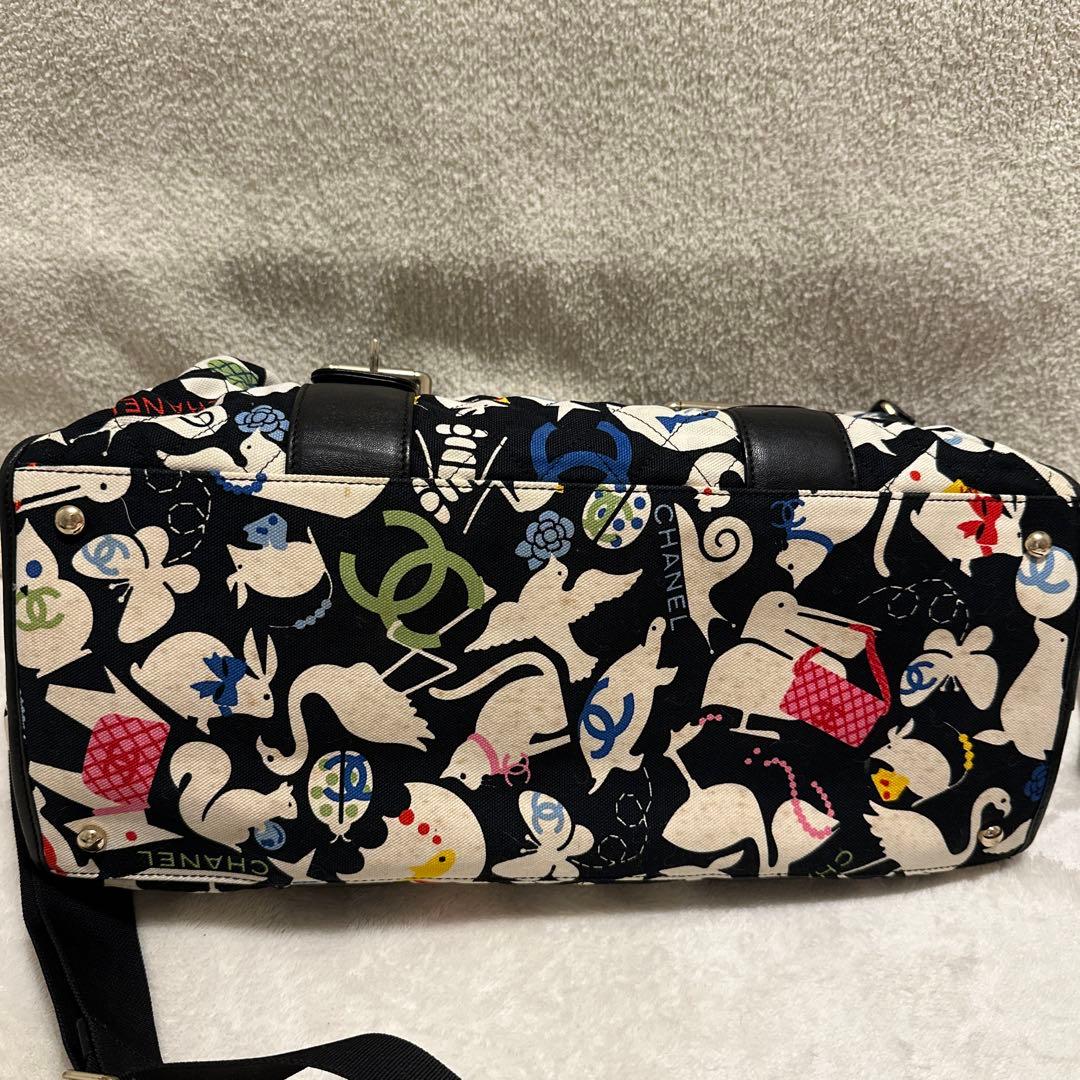 CHANEL スポーツライン ボストンバッグ 2WAY ショルダーバッグ