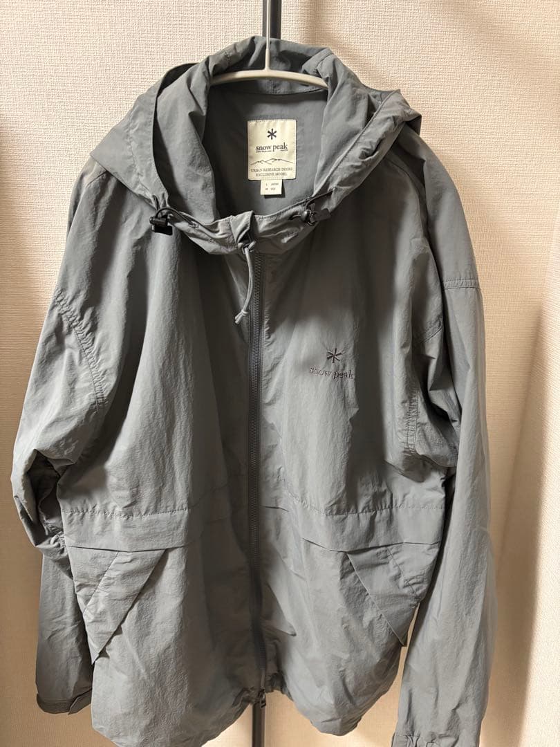 【ヨセウエ】Doors別注 peak グレー ナイロンジャケット