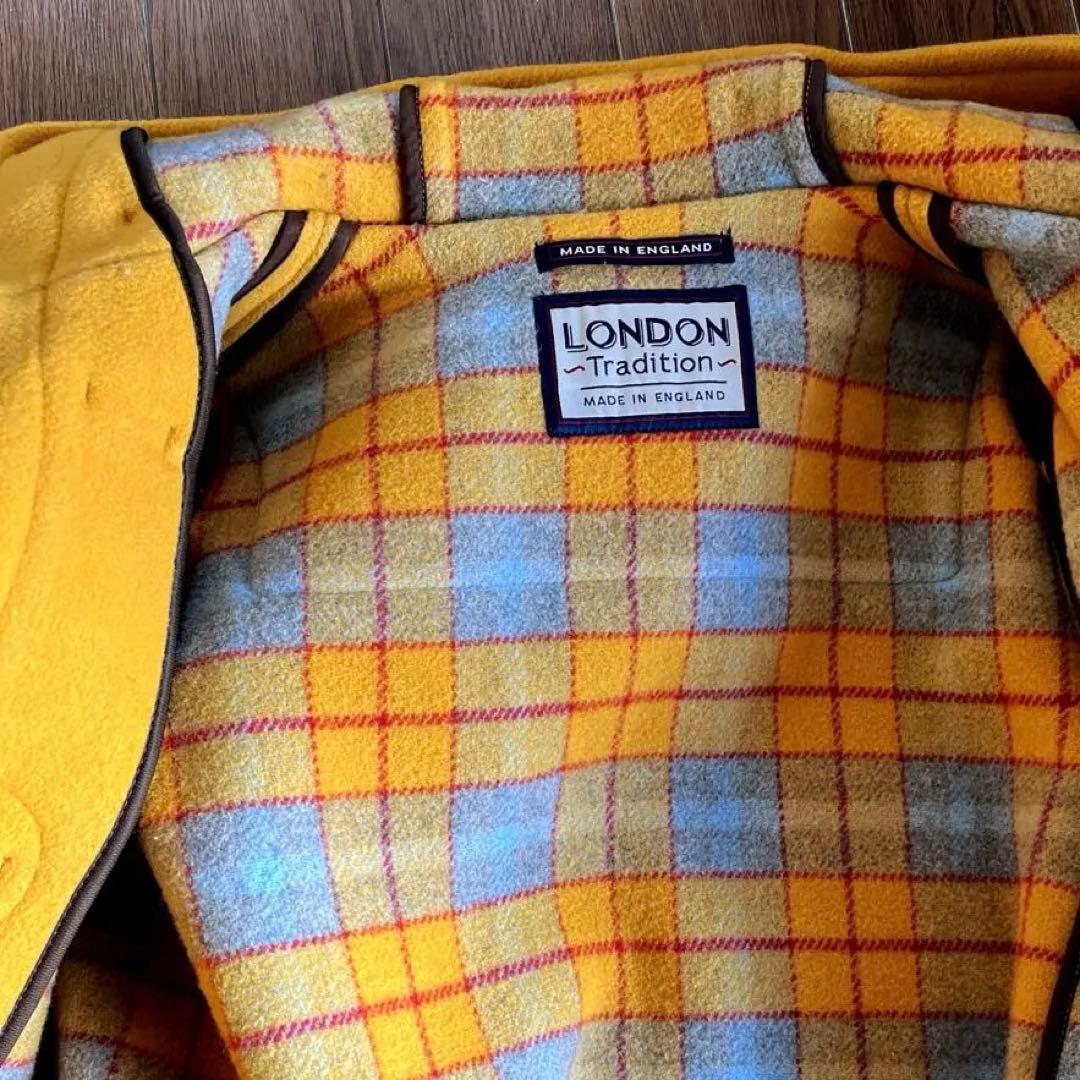 値下げ　美品　LONDONTradition ダッフルコート 裏チェックウール