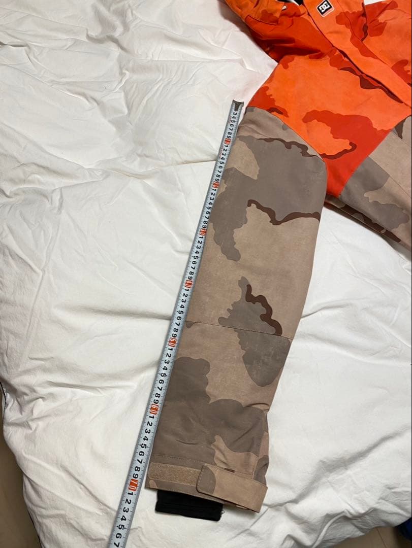 DC スノーボードジャケット オレンジ迷彩