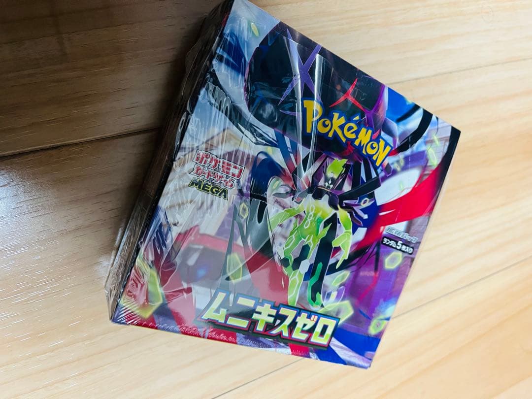 【新品未開封】ポケモンカードゲーム ムニキスゼロ BOX シュリンクあり(破れ)
