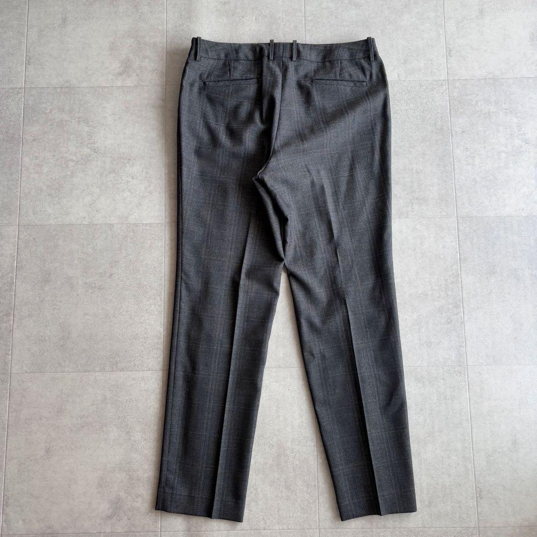 【大きいサイズ】HILTON パンツスーツ チェック 黒系 13 LiberO