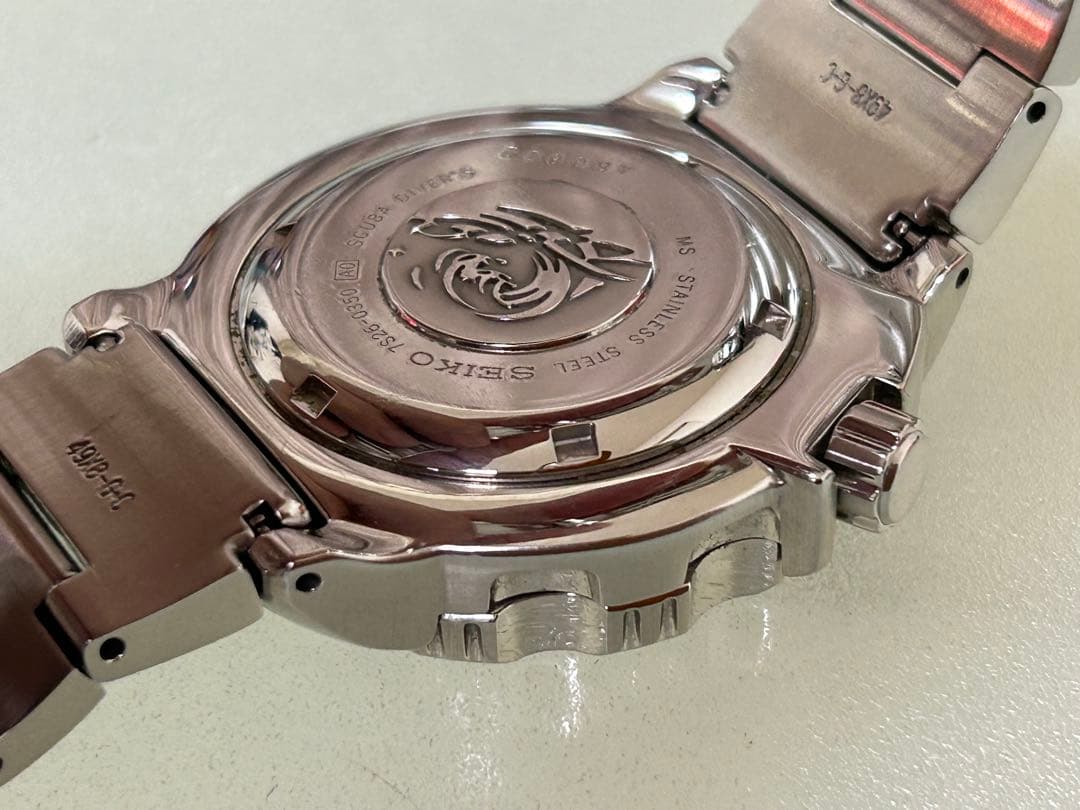 SEIKO ブラックモンスターSKX779 7S26-0350ダイバーズ自動巻