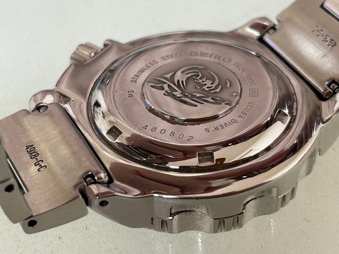 SEIKO ブラックモンスターSKX779 7S26-0350ダイバーズ自動巻