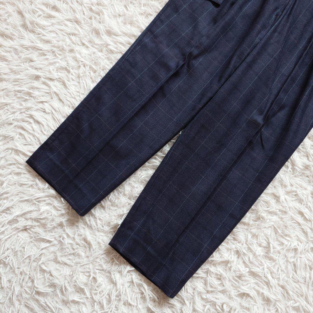 ポールスミス　チェック　格子柄　総柄　パンツ　スーツ　セットアップ　ベルト付き