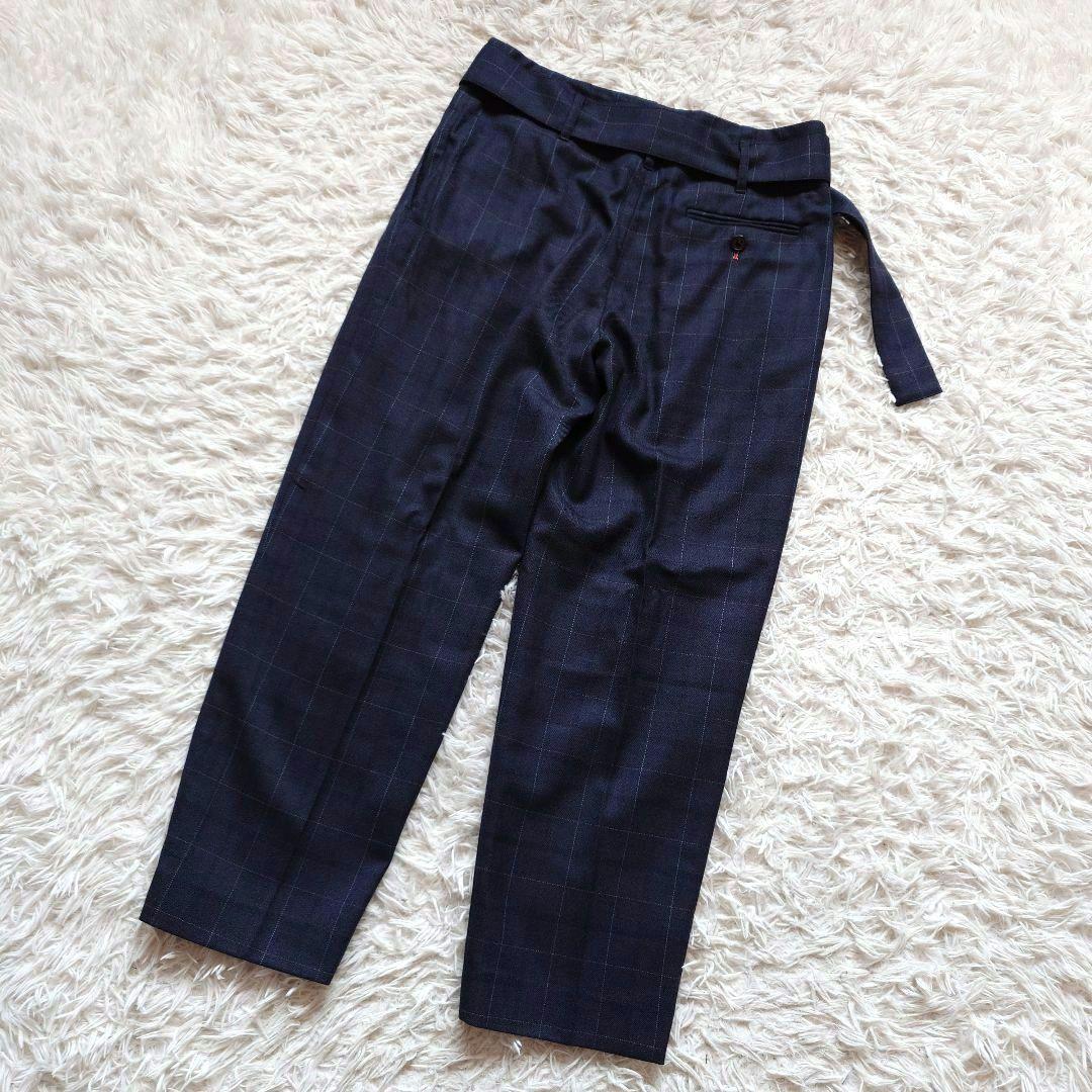 ポールスミス　チェック　格子柄　総柄　パンツ　スーツ　セットアップ　ベルト付き