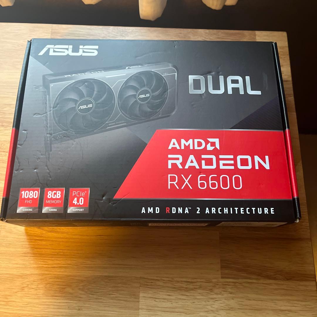 ASUS Radeon RX 6600 8GB グラフィックボード