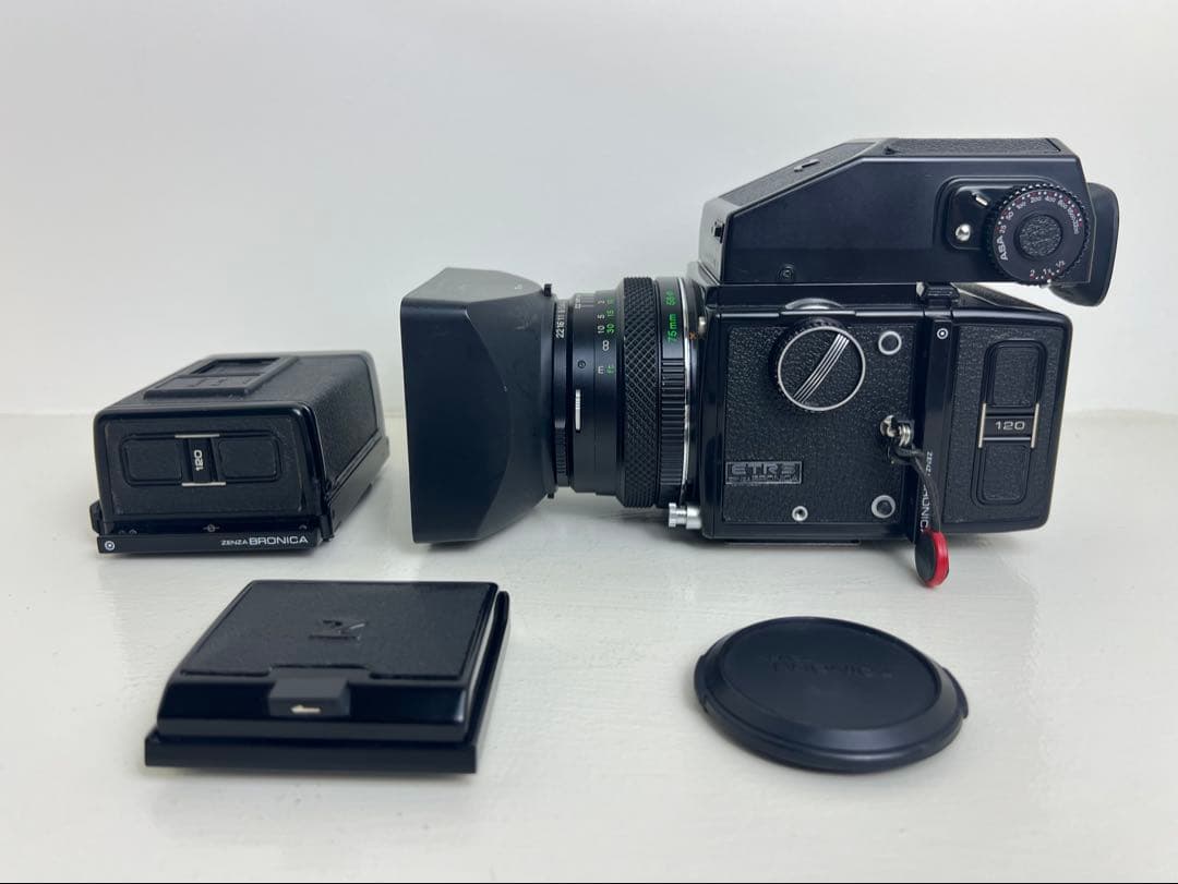ZENZA BRONICA ETR S 中判カメラ 75mm F2.8 レンズ