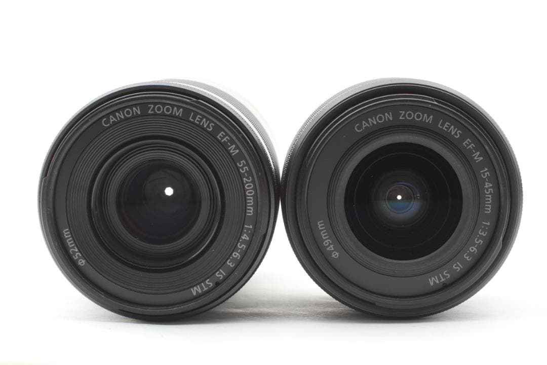 CANON EOS M6 シルバー 15-45 55-200mm デジタルカメラ