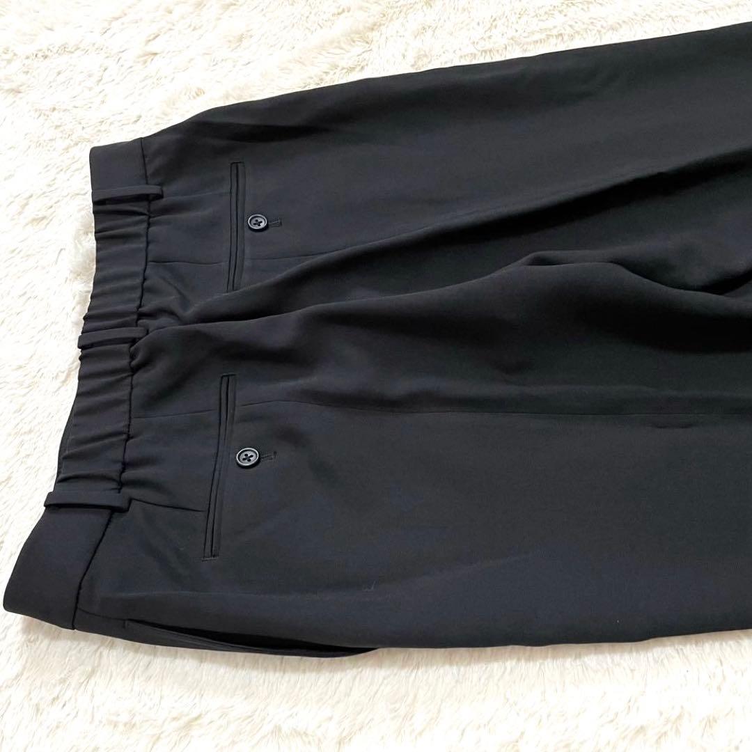 PLST ライトストレッチスーツ 黒 ビジネス セレモニー 洗えるL/XL