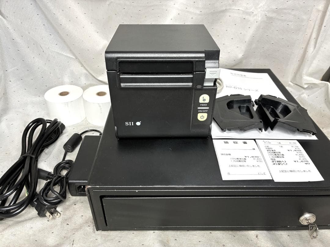 ■SII　セイコー　サーマルプリンター＆ドロアー■RP-D10　エアレジ対応