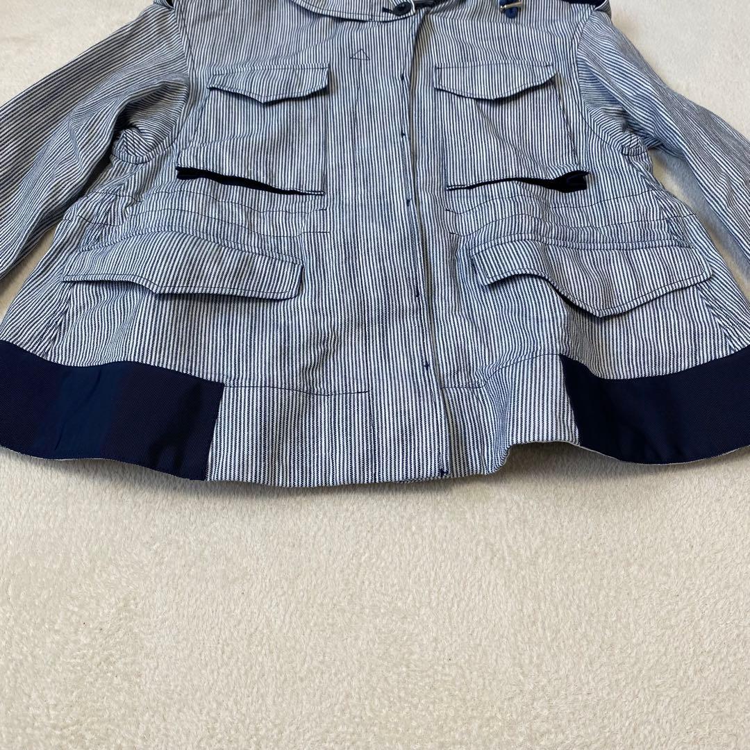 sacai ミリタリーフーデッドジャケット ブルゾン フード 取り外し可