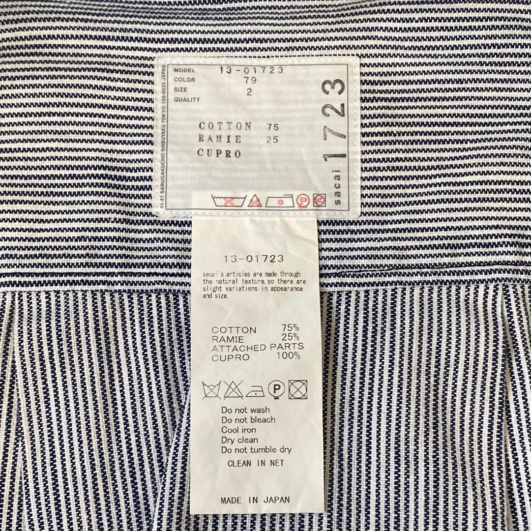 sacai ミリタリーフーデッドジャケット ブルゾン フード 取り外し可