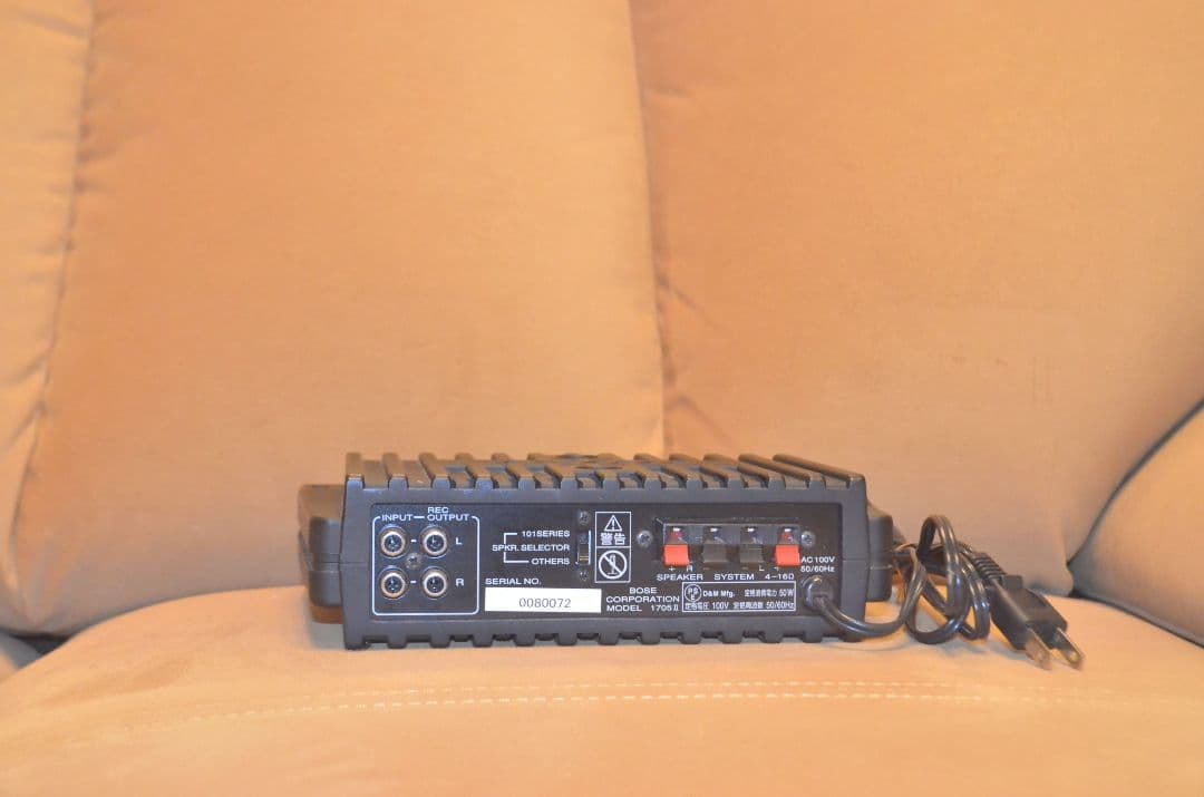名機　Bose 1705II　アンプ