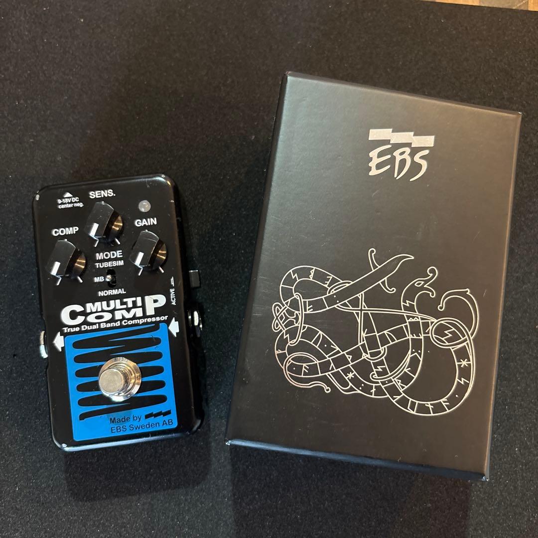 【美品】【箱あり】EBSマルチコンプBLUELABELベース用multicomp