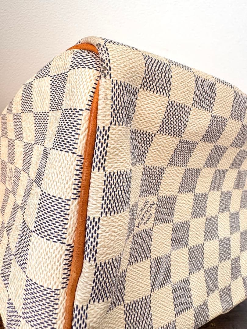 ルイヴィトン スピーディ25 ダミエ アズール N41534 巾着袋付き