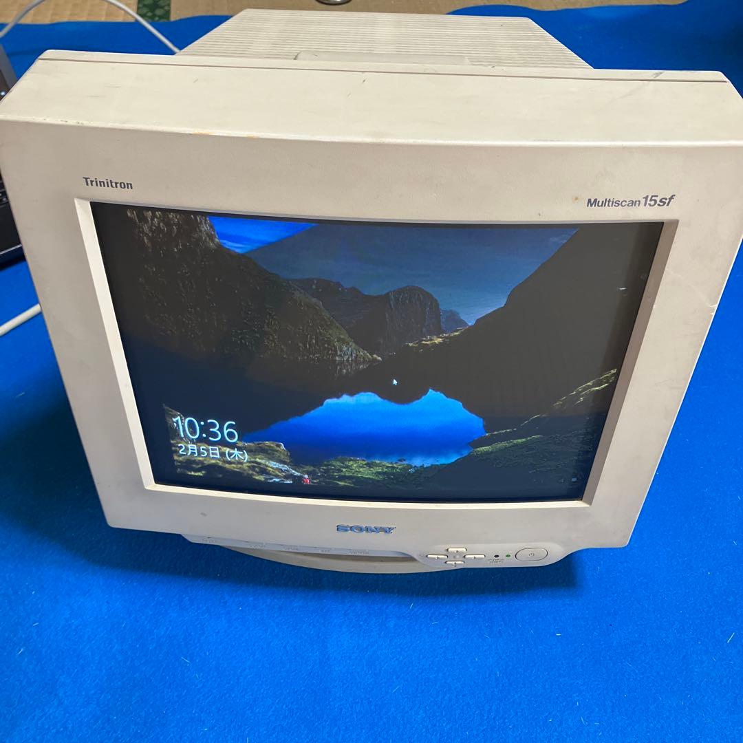 SONY トリニトロン　モニター　CPD-15SF7 ディスプレイ　動作確認済み