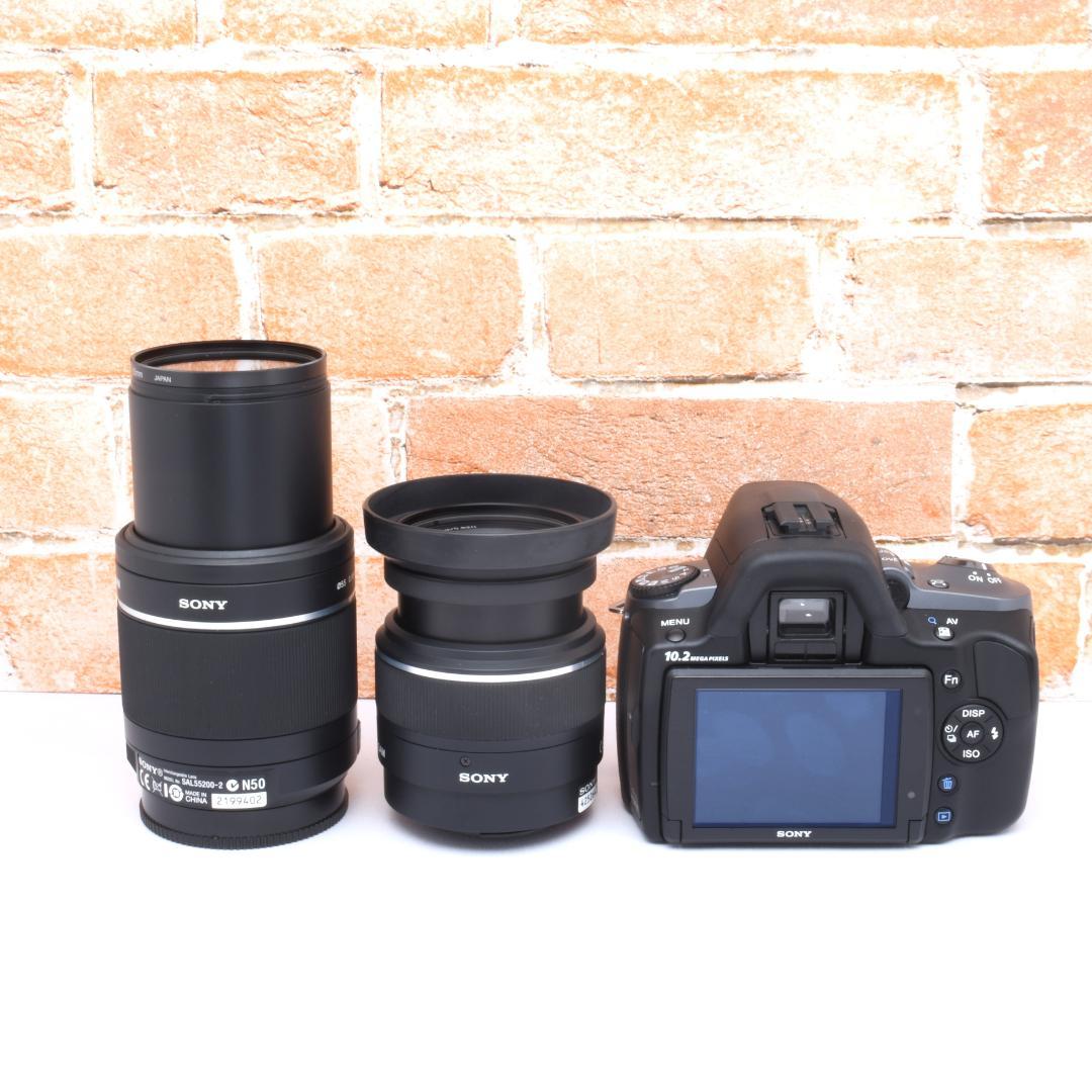 望遠レンズつき✨SONY α330✨スマホ転送✨初心者おすすめセット