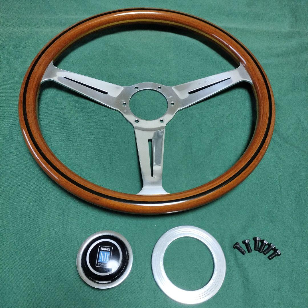 Nardi ウッドステアリングホイール 本体　３６パイ