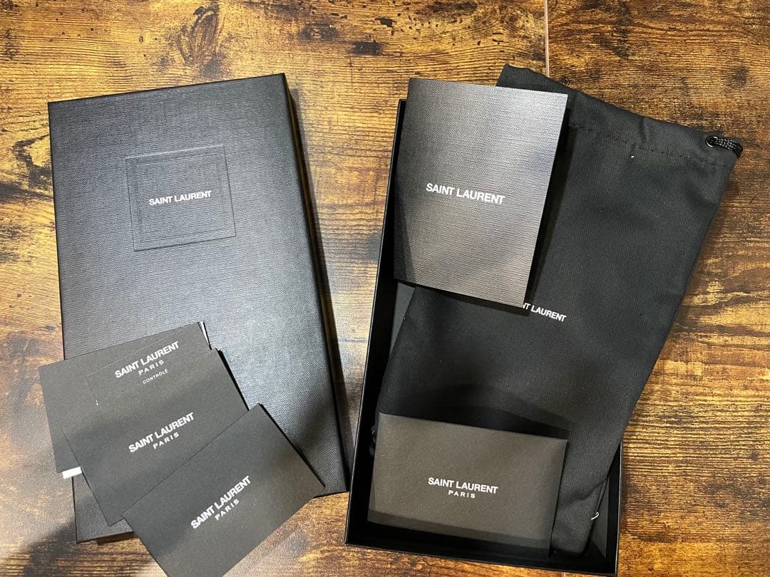 サンローラン長財布 ブラック