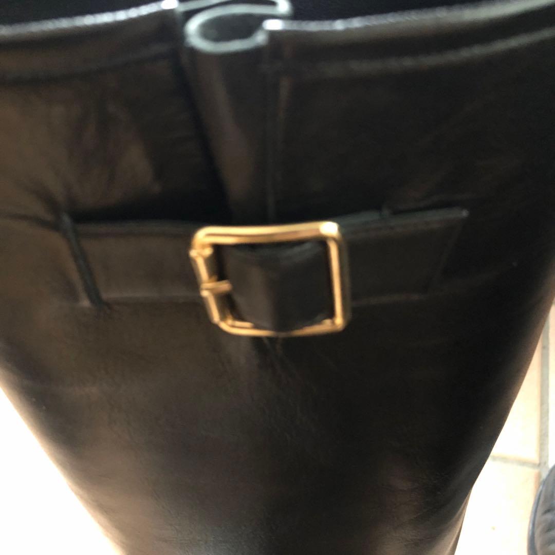 ネブローニ　ブラック ロングブーツ 36