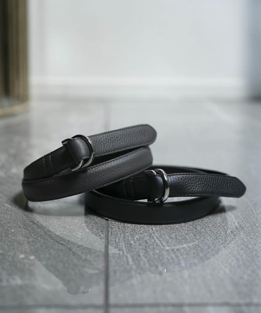 ダブルリングナローベルト by REMY CARRIAT