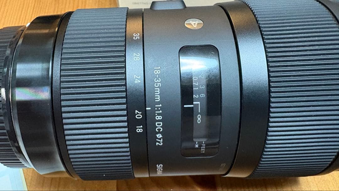 レンズ(ズーム) SIGMA ART 18-35mm F1.8 DC FOR CANON EF