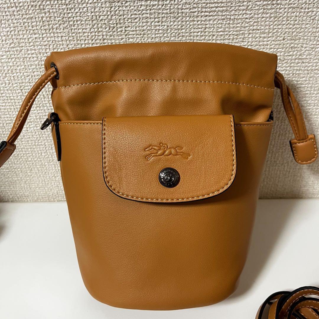【新品】ロンシャン ル プリアージュ エクストラ XS バケットバッグベージュ