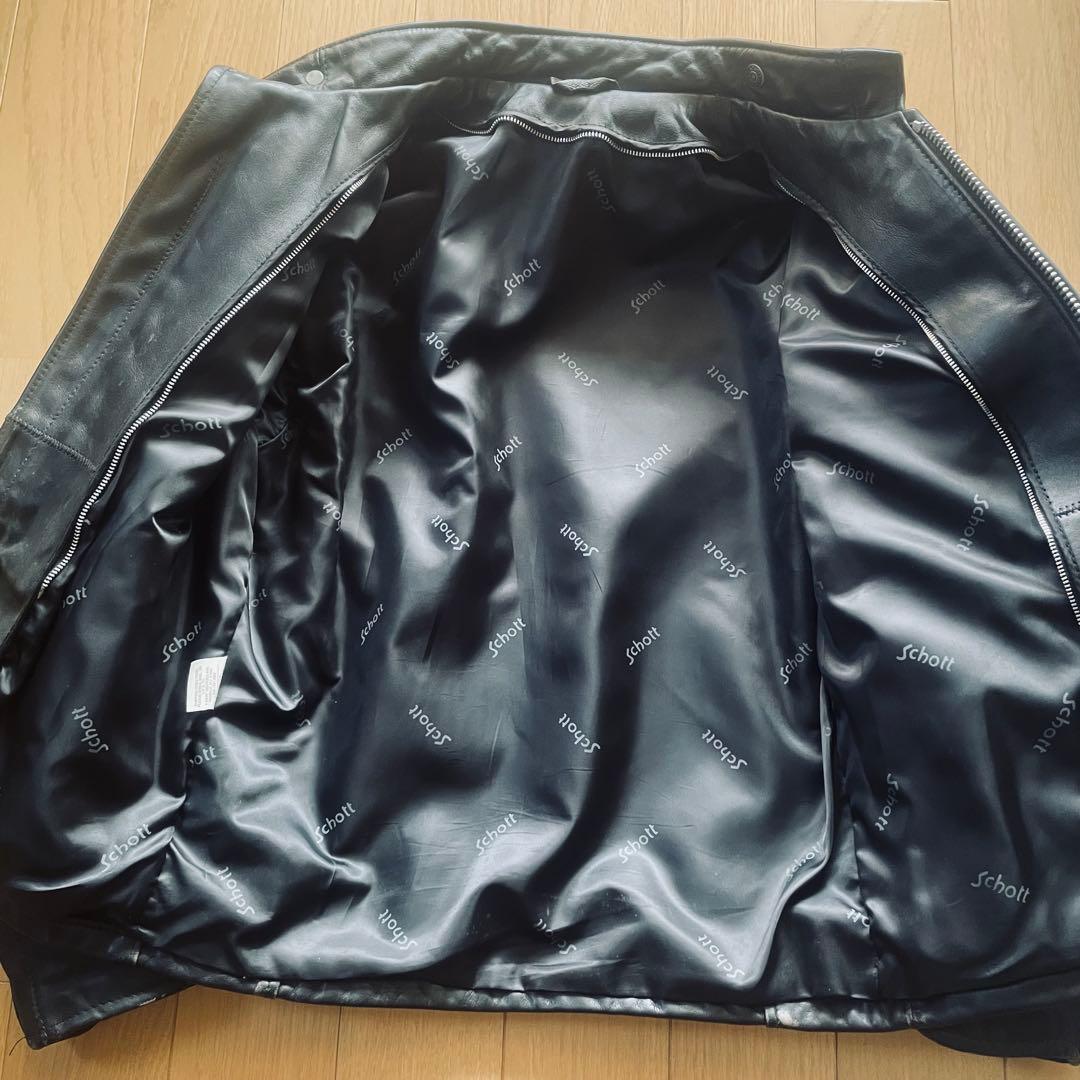 【定番】 Schott ショット レザージャケット36 ライダースジャケット