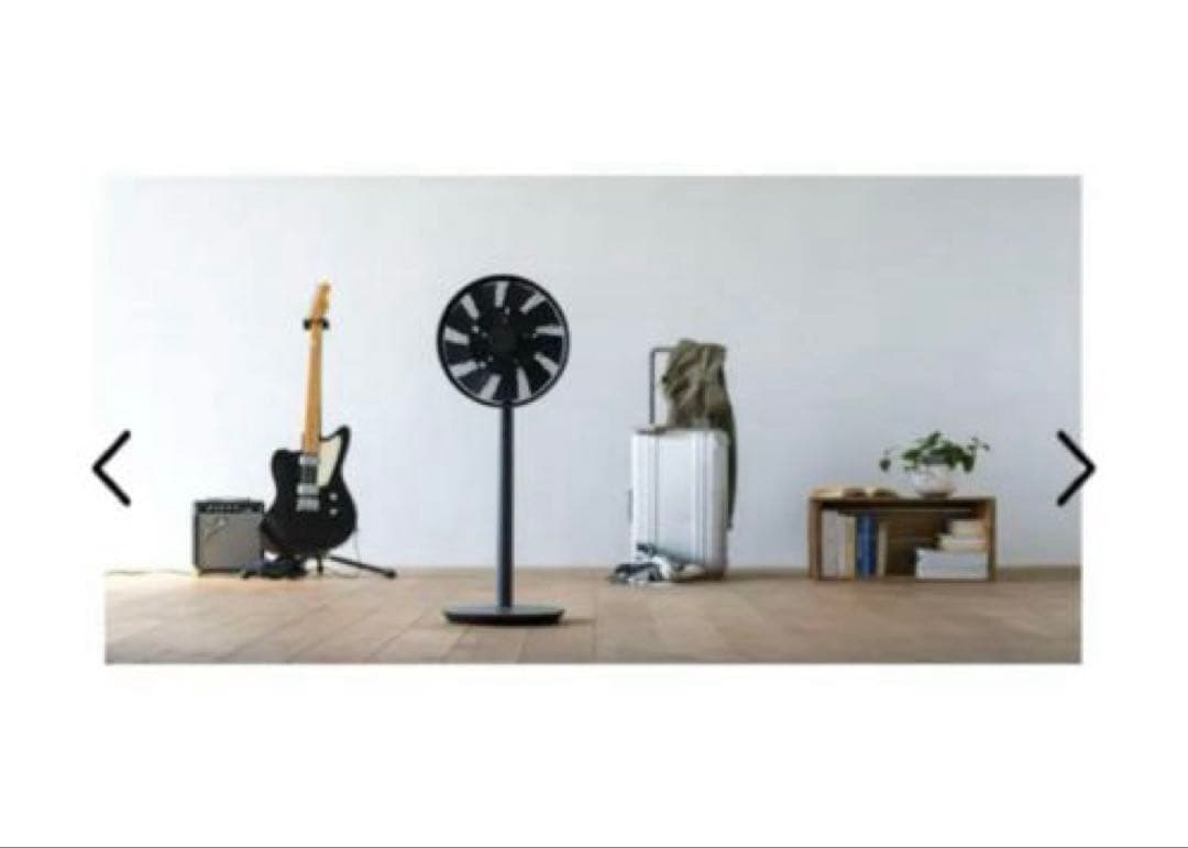 新品未使用　バルミューダ グリーンファン　ダークグレーEGF-1800-DK