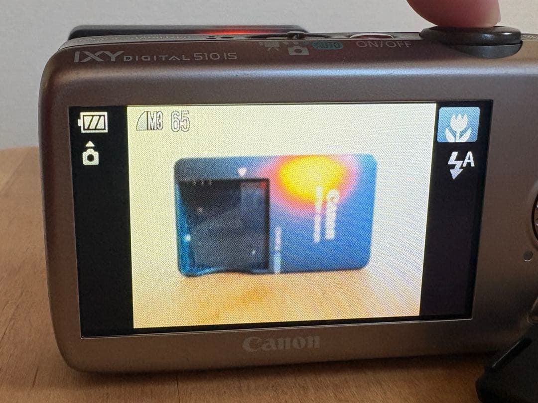 デジカメ キャノン IXY 510IS ピンク