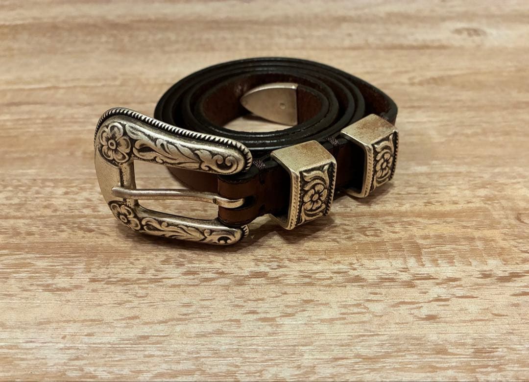 J&M DAVIDSON ウエスタンベルト　34/85 干場