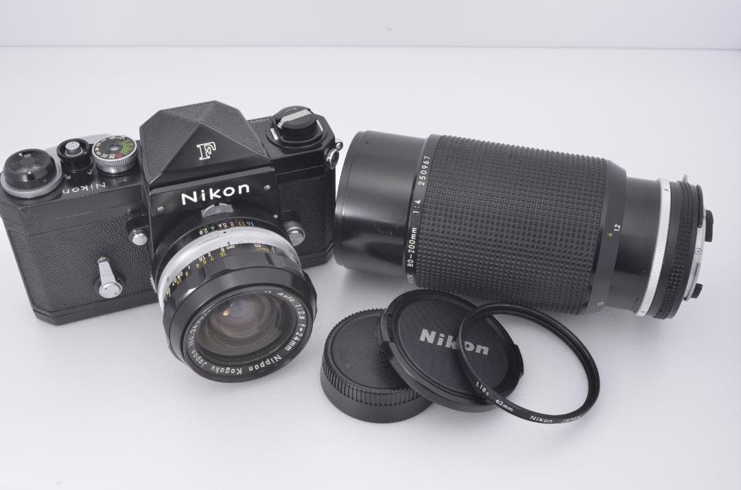 【動作確認済】Nikon ニコン F2 アイレベル ブラック Zoomレンズ付