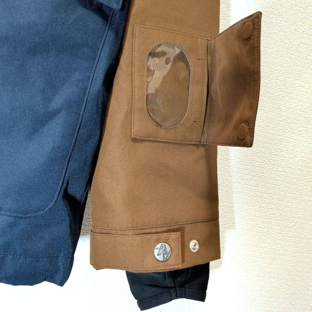 美品✨️Ｌ　AA HARDWEAR　スノーボード　ウェア　メンズ　茶✕白✕紺