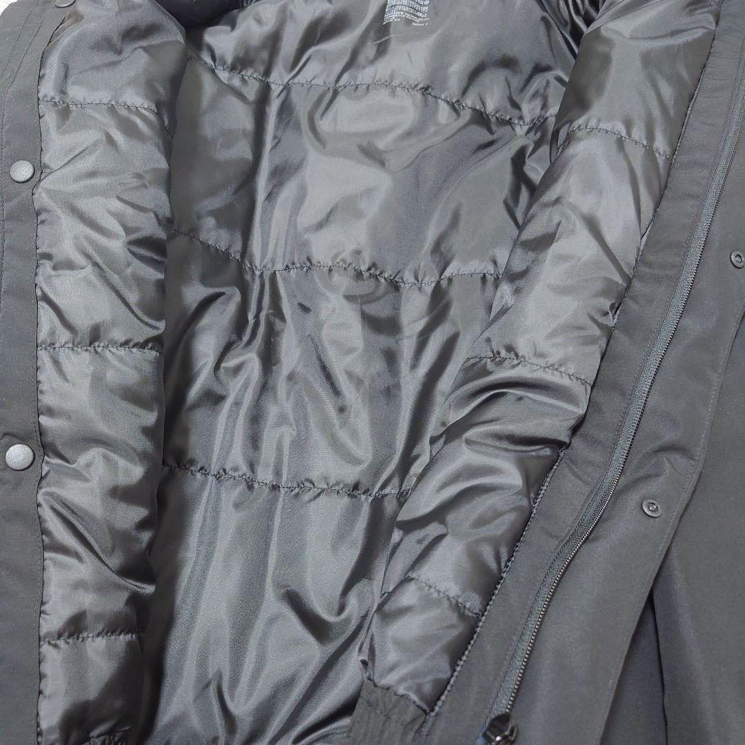 【新品】無印良品 フードジャケットジャンパー XL ブラック メンズ　洗える中綿