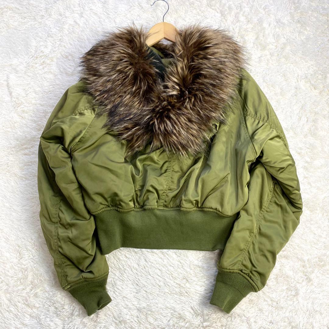 AZUL by moussy N-2B フライトジャケット短丈 y2k 00s