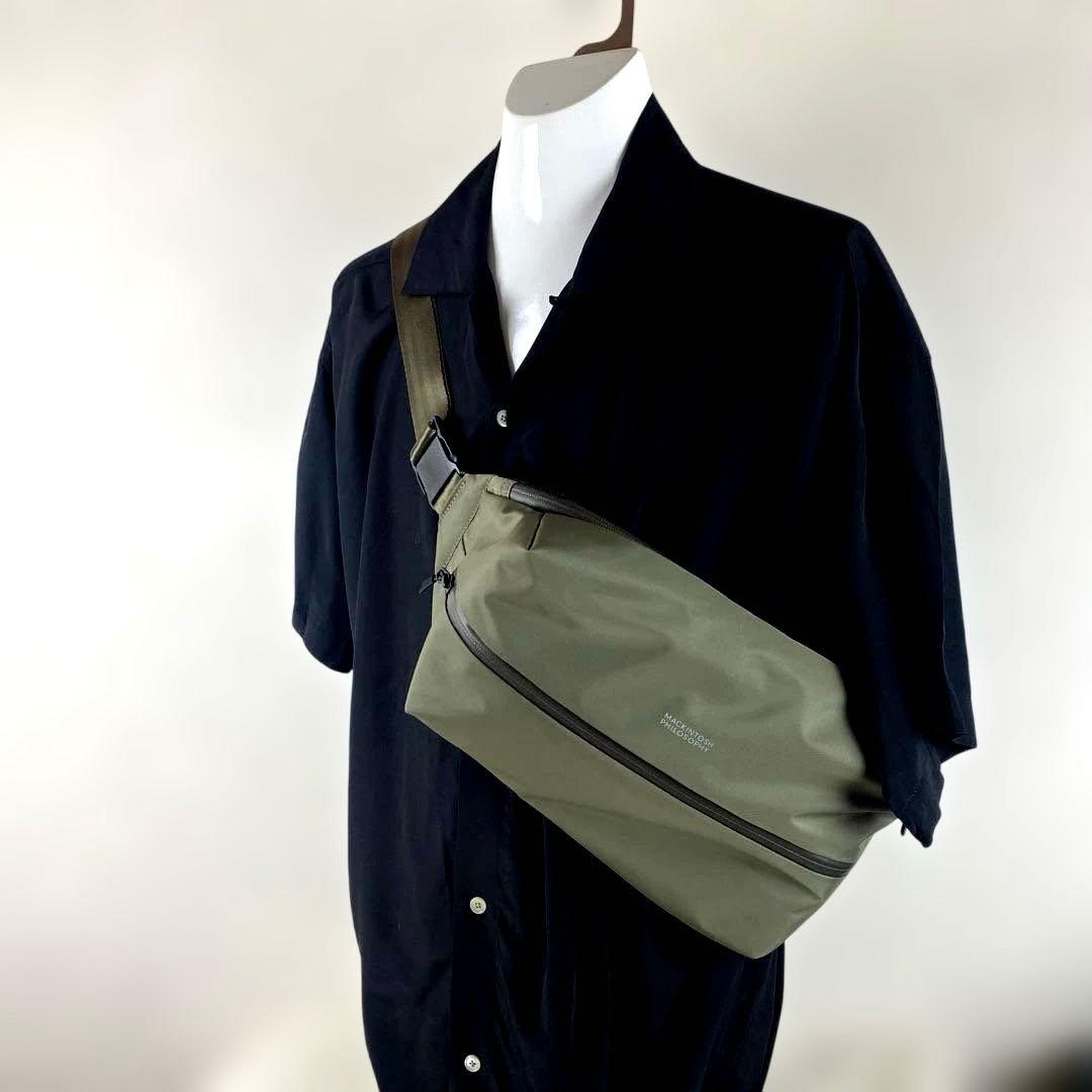 【極美品】MACKINTOSH PHILOSOPHY ハービストンボディバッグ