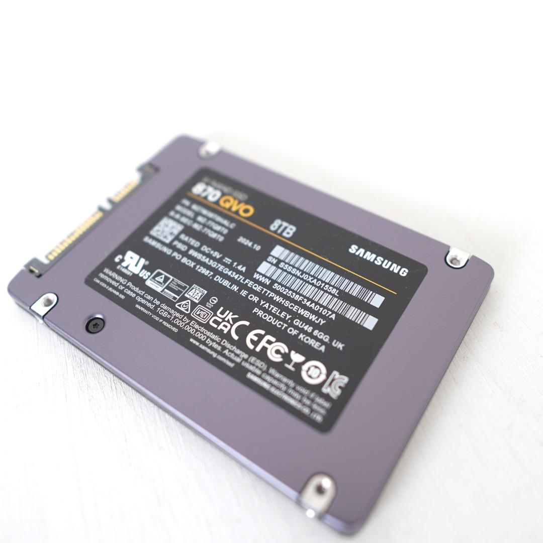【新品】Samsung 870 QVO 8TB SSD MZ-77Q8T0B