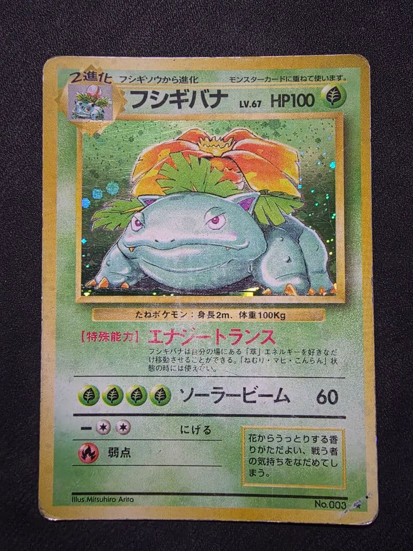 年末限定値下げ★初代御三家 旧裏　リザードン・フシギバナ・カメックス３枚セット