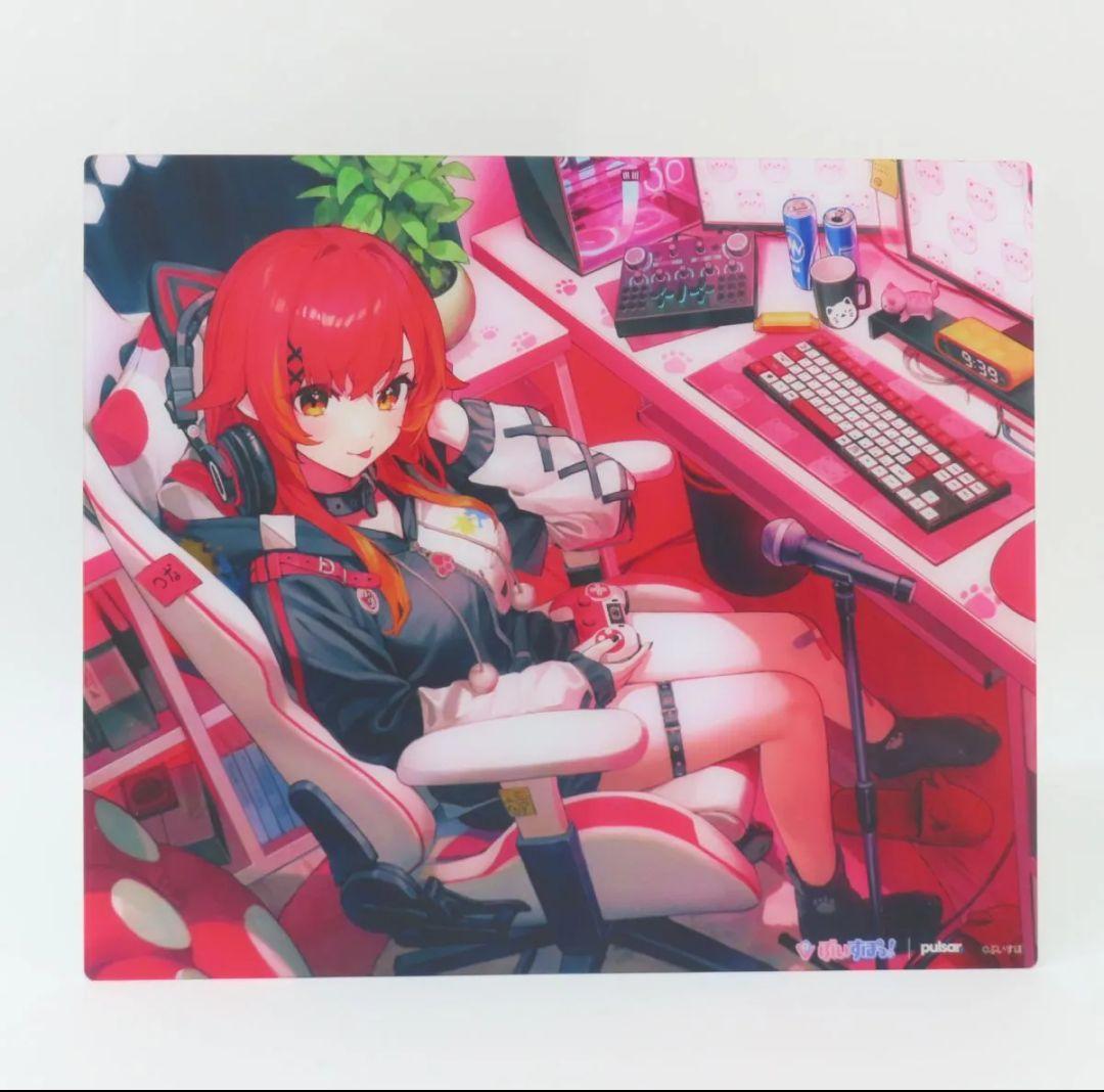 ぶいすぽ　猫汰つな　ガラスマウスパッド　新品未開封