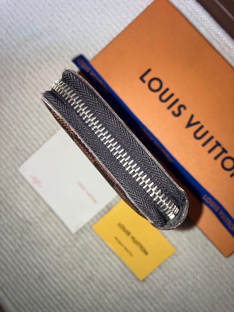 良品/LOUIS VUITTON ダミエ グラフィット ジッピー ヴェルティカル