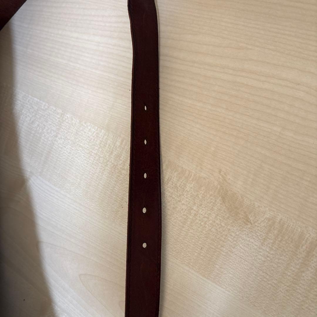 プ*ン様 レザー　ボディーバッグ　チョコ色　RYU