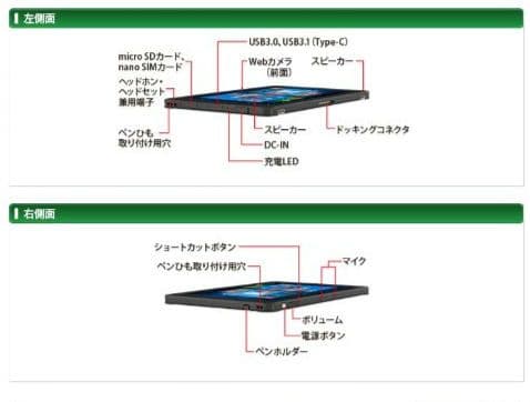 ARROWS Tab Q508128GB 防水 Office2021付 美品