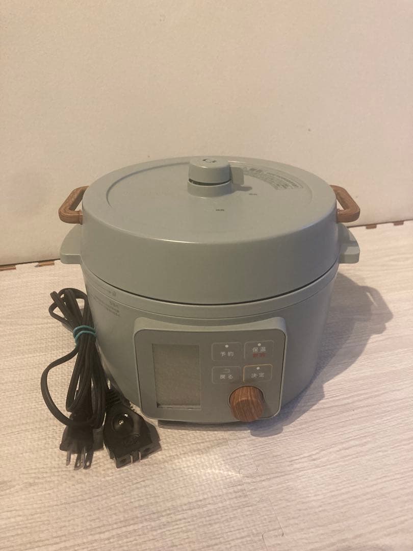 【中古品】IRIS OHYAMA 電気圧力鍋 KPC-MA3 グリーン
