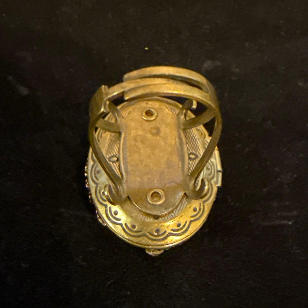 MICHAL NEGRINミハエルネグリンライオンブローチ&ロケットリングセット