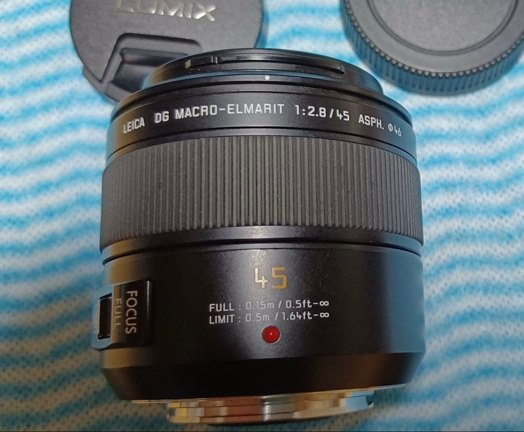 パナソニック　ライカ　マイクロフォーサーズ45mm マクロレンズ
