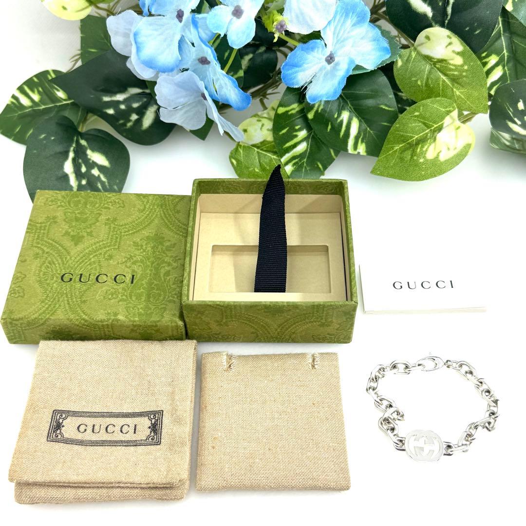 GUCCI インターロッキングg 16サイズ ブレスレット 094021