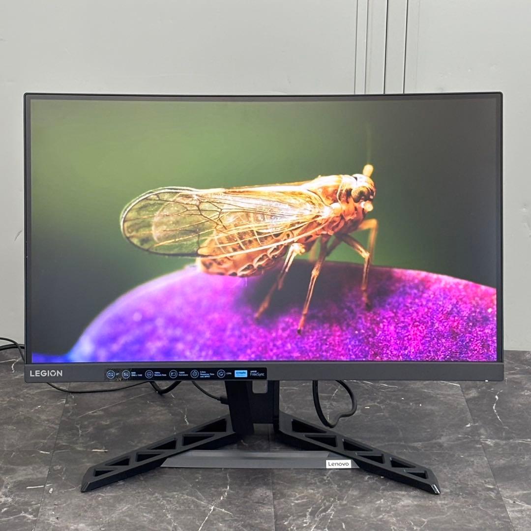 ＊大型湾曲モニター 2025年製 Lenovo LEGION 27インチ 曲面