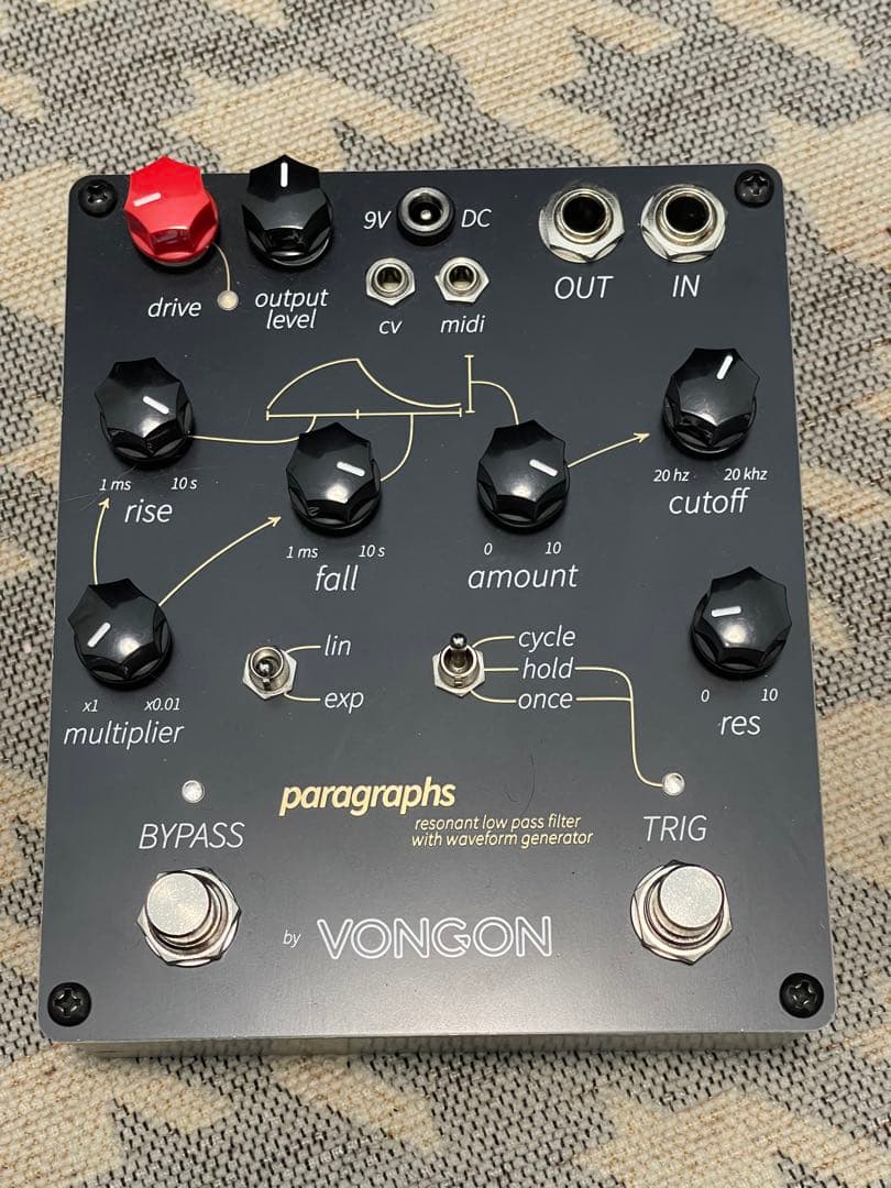 VONGON paragraphs ローパスフィルター